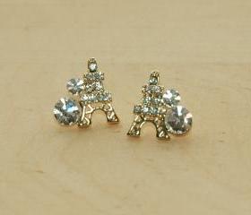 Paris Eiffel Tower Dazzling Earrings